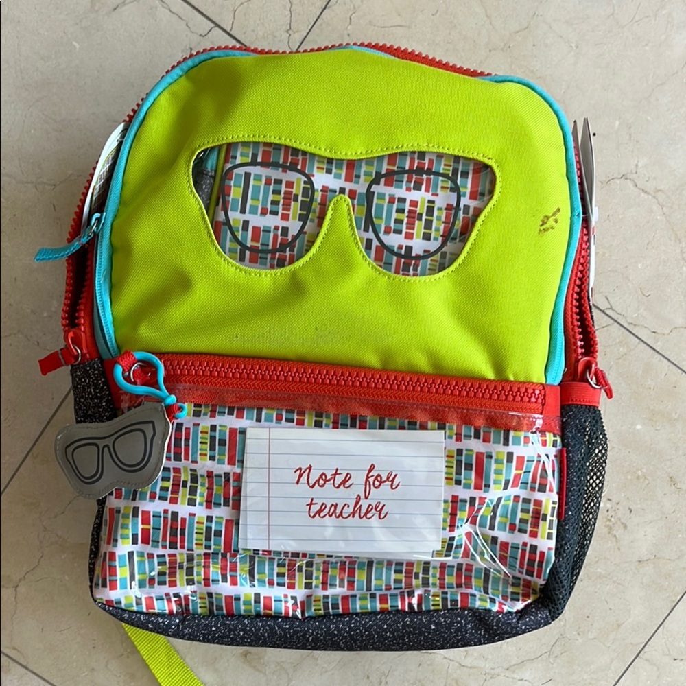 NWT Skip Hop New With Tags Never Used Colorful Backpack with Lunch Bag